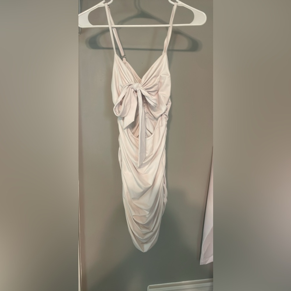 White mini body con Women's Dress